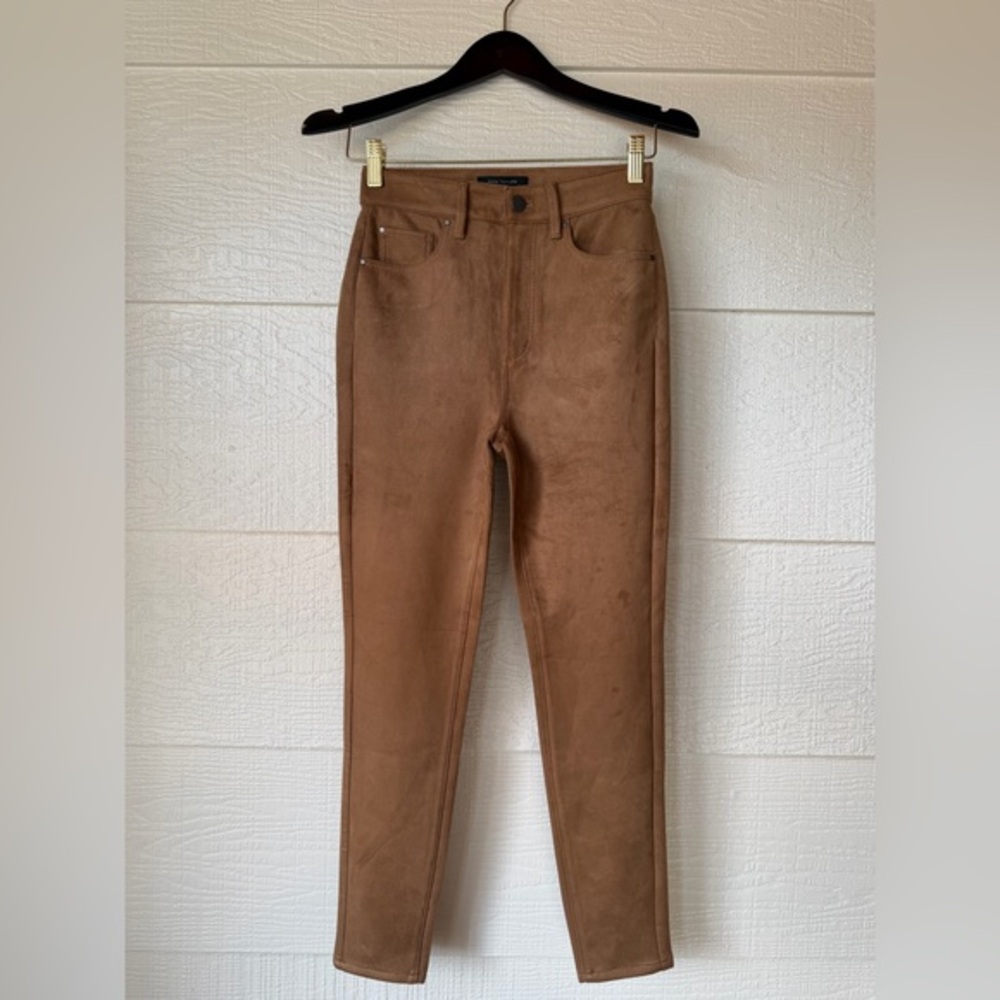Ann Taylor Petite Faux Suede Pants 2P NWT 27” Inseam